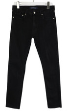 Calvin Klein CKJ 026 Slim Herrenjeans W32/L32 Schwarzem Denim Zip Fly Stretch