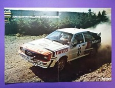 altes Poster, Audi Quattro