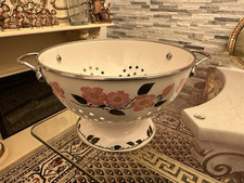 VILLEROY BOCH Email Sieb Vintage nicht Benutzt mit Etikett