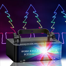 RGB Laser Projektor LED Bühnenlicht DMX Strobe Beam DJ Party Show Weihnachten