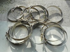 2 Stück VA Gelenkbolzenschellen Rohrschellen Norma ND 220 214-226mm 