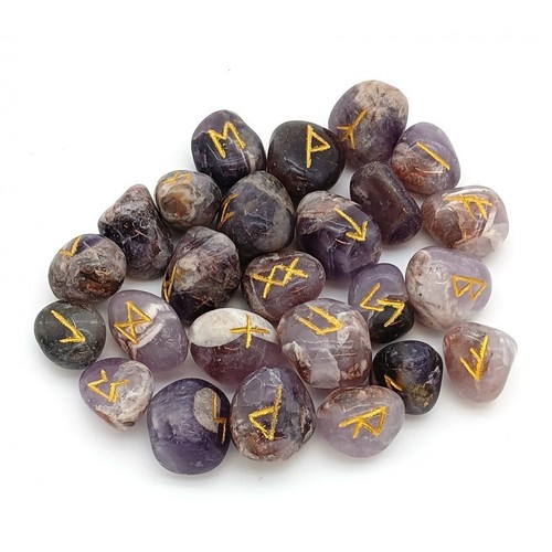 Runensteine amethyst stück - runensteine,