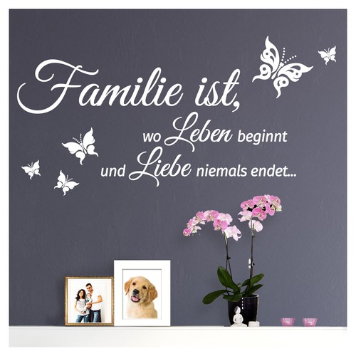 Wandtattoo wandaufkleber - wandtattoo,