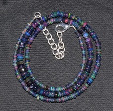 Opal perlen halskette - opal,