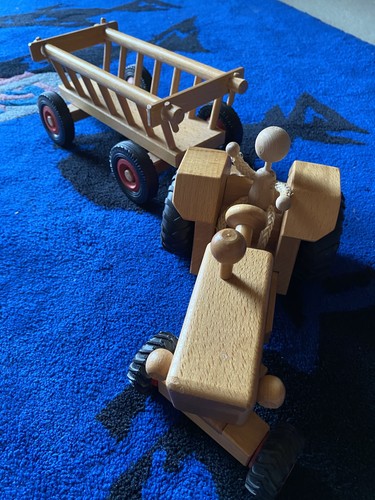Fagus traktor mit heuwagen - ,