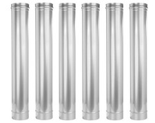 Edelstahl Schornstein Rauchrohr Abgas Sanierung Rohr Set 6 m - 25 Jahre Garantie