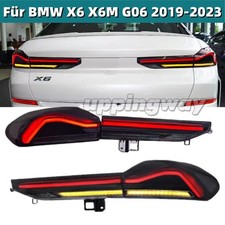 Paar LED Rückleuchten Set Smoke Für BMW X6 G06 2019-2023 Heckleuchten Blinker