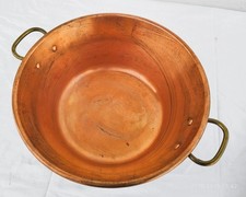 Sehr schöne alte Kupfer Schüssel, Patisserie Schüssel aus Frankreich. (2)