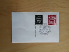 Mi-Nr 110-111 BERLIN- SST 25 Jahre Spara -  1955 auf Postkarte, Funkturm GK 60