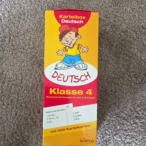 Karteibox deutsch klasse - karteibox,