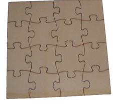 Holz  Puzzle zum selbst