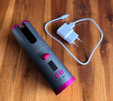 Automatischer Lockenstab Kabelloser Locken Hair Curler mit 6 Temperatur & LCD