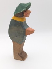 ⭐ Ostheimer Knecht Rarität mit Brandstempel Bauer Mann Figur Holzfigur