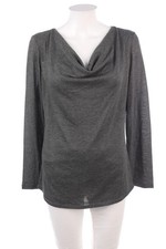 orsay Longsleeve-Shirt Wasserfall-Ausschnitt D 42 anthrazit