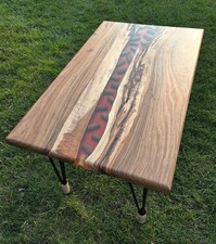 Epoxid Tisch Live Edge River