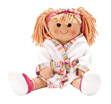 Puppen-Bademantel Gr. 28-35cm