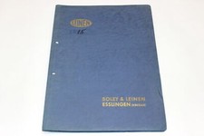 Betriebsanleitung - Drehbank Drehmaschine - BOLEY & LEINEN - SR15 - Bj. 1969