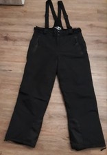 schwarze Skihose, Gr. L, identic, abnehmbare Träger, verstellbarer Bund