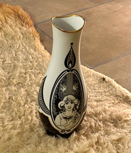 Hollohaza porzellanvase - hollohaza,
