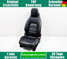 Sitz vorn rechts Leder schwarz