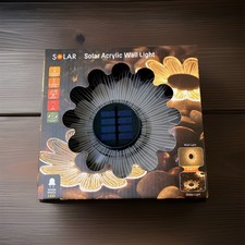 Solar LED Wandleuchte Garten