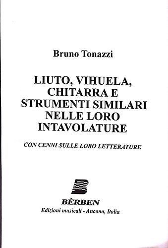 Bruno tonazzi laute - -,