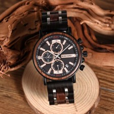 Herren Holz Armbanduhr Holzuhr