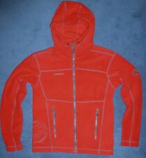 MAMMUT Polartec Thermal Pro Fleecejacke mit Kapuze Sweatjacke rot Gr:S