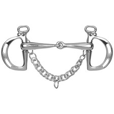 Waldhausen 12,5 cm Springkandare Einfach Gebrochen 19 mm Hohl Kimblewick