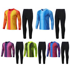 Kinder Jungen Torwarttrikot Kollision Fußballtrikot Aktiv Sweatsuit Kompression
