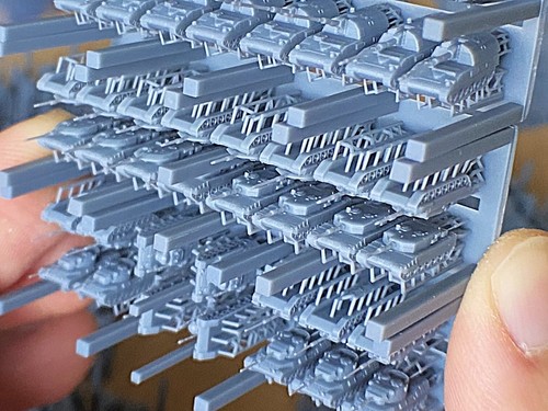 700 german postwar tanks - 1:700,