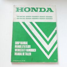 HONDA  EB EM EG 3000 3500 4500 5000 SX Generator Stromerzeuger Werkstatthandbuch