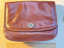 Damenhandtasche  echtes Leder wenig gebraucht „ The Bridge „ 27*22 cm