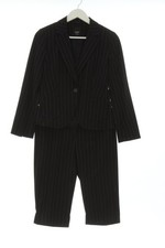 ESPRIT Nadelstreifenanzug Damen Anzug Gr. DE 34 schwarz-hellgrau Casual-Look