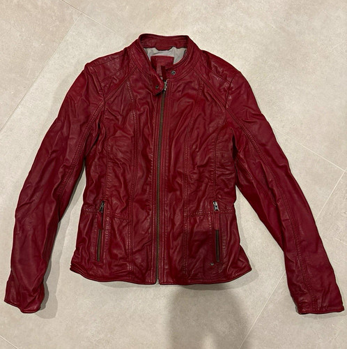 Mustang damen lederjacke - damen, biker