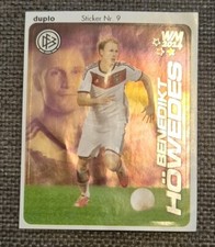 duplo Sticker 9 WM 2014 Benedikt Höwedes DFB Deutschland
