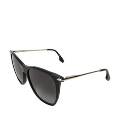 Victoria Beckham Damen Sonnenbrille Schwarz Sonnengläser UV Schutz