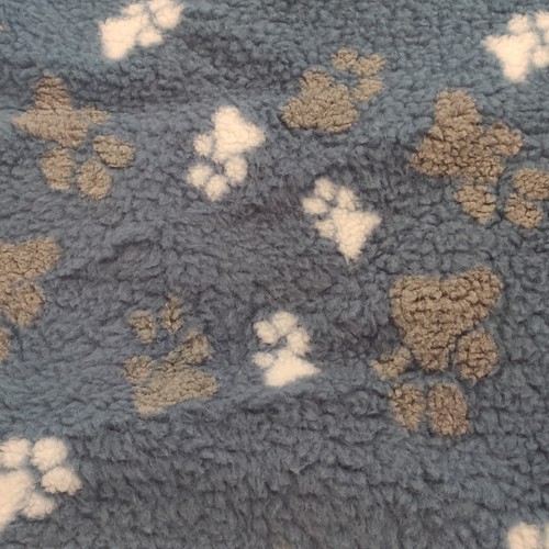 Blau mit grau weißem - grau,