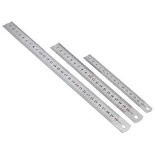 Stahllineal-Set 15, 20 und 30