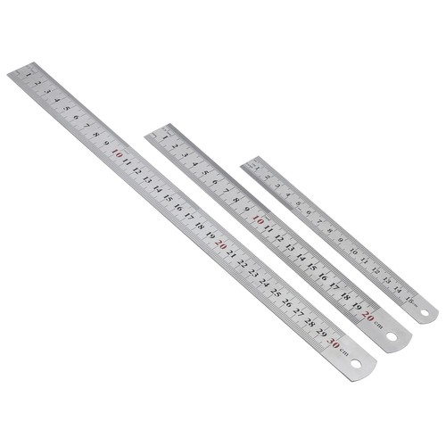 Stahllineal set und 30 - 20,