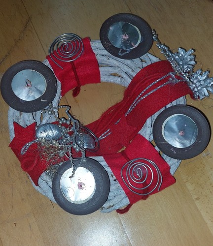 Adventskranz rund