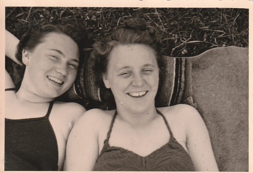 Vintage foto hübsche frauen - vintage,