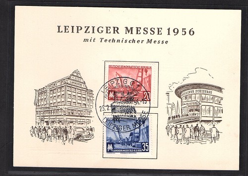 Ddr ereigniskarte leipziger - ddr.,