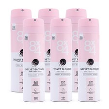 8x4 Deo-Spray Velvet Blossom 6x 150 ml – 48h Schutz ohne Aluminium