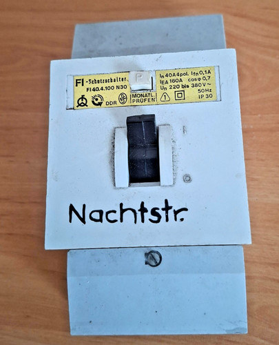 Ddr schutzschalter - ddr, fi-schutzschalter