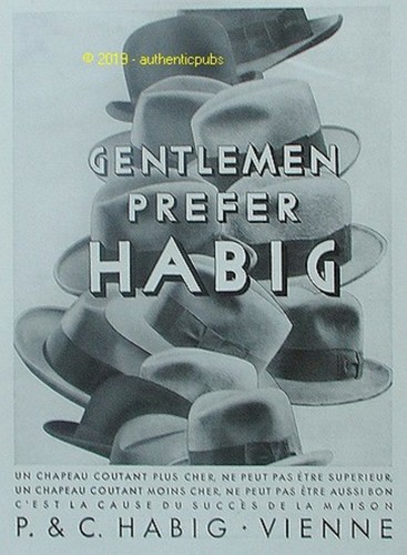 Reklame habig hut für - reklame,