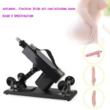 Sex Maschine Vibrator Sex Stimulator Schiebebewegungen Mit drei Größen Dildos