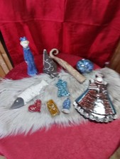 FIGUREN TON HANDGEFERTIGT   10 Tlg.