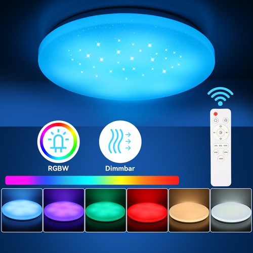 Led rgb deckenleuchte dimmbar - led,