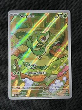 Pokemon Karte Serpifeu 087/086 Schwarze Blitze Illustration Rare Deutsch NM